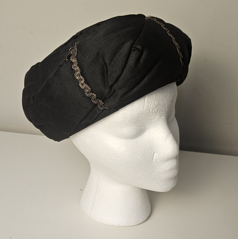 Vintage Odd Fellows Turban Style Fraternal Ceremonial Cap Antique Headdress Hat